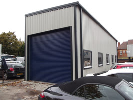 PJ Rhodes Vehicle Repair Centre Commercial Steel Buildings