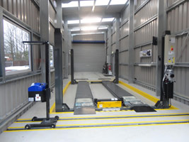PJ Rhodes Vehicle Repair Centre Commercial Steel Buildings