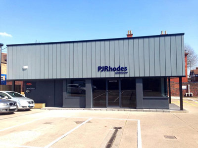 PJ Rhodes Vehicle Repair Centre Commercial Steel Buildings